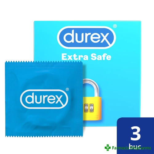 Prezervative Durex Extra Safe x 3 buc., Durex