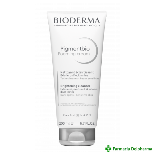 Pigmentbio Spuma de curatare x 200 ml, Bioderma