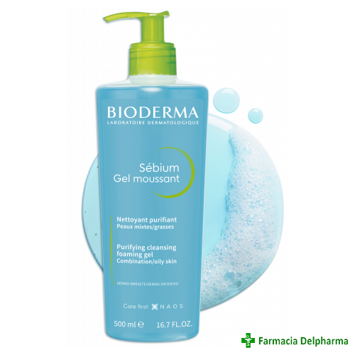 Sebium Gel spumant x 500 ml, Bioderma