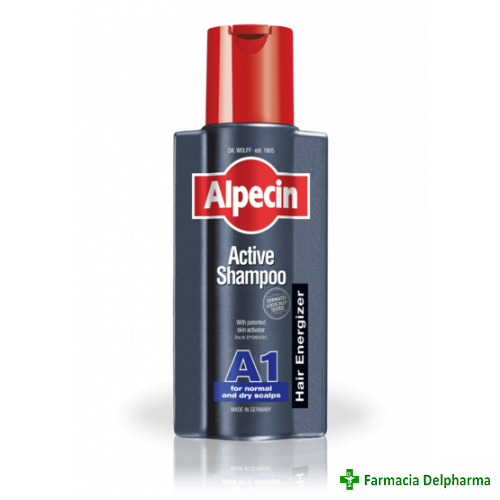 Alpecin Active A1 sampon scalp normal/uscat x 250 ml, Dr. Kurt Wolff