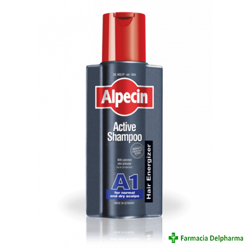 Alpecin activ a1 sampon scalp normal/uscat x 250 ml