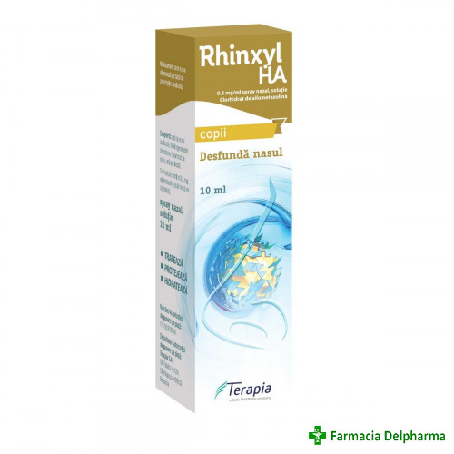 Rhinxyl HA 0,5 mg/ml spray nazal x 10 ml, Terapia