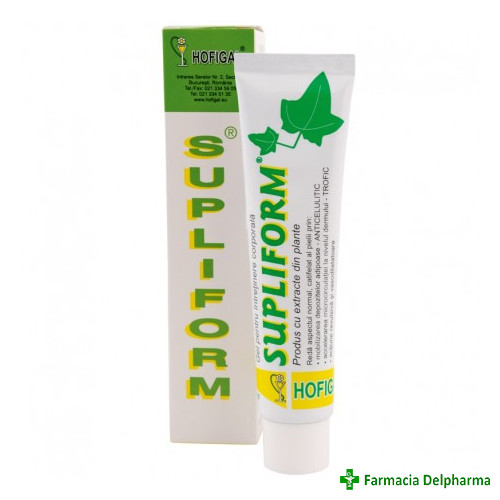 Supliform gel intretinere corporala X 75 ml, Hofigal