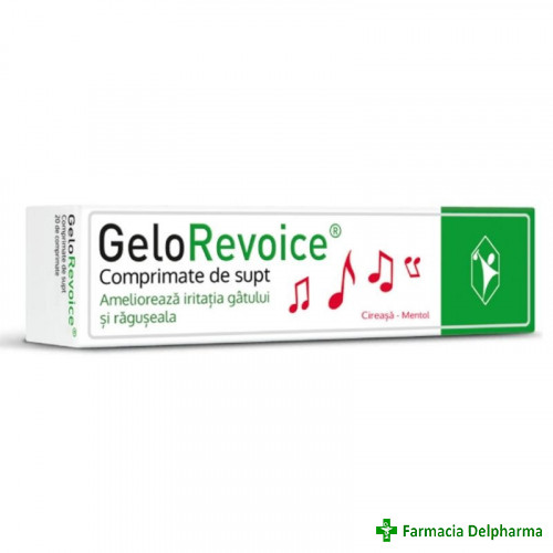 GeloRevoice Cirese si Mentol x 20 compr. supt, Phol Boskamp