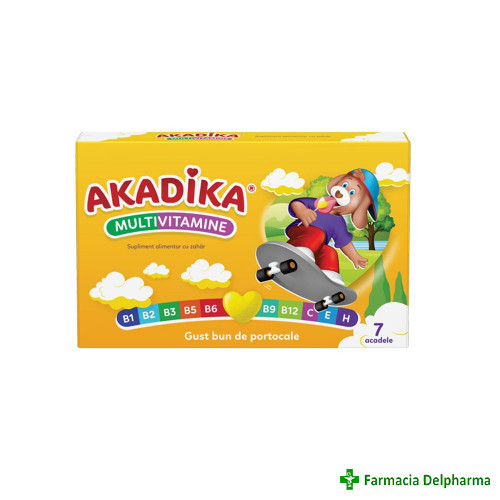 Akadika Multivitamine gust portocale x 7 acadele, Fiterman