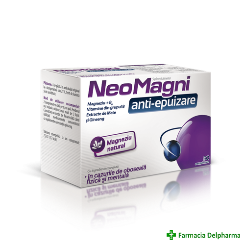 NeoMagni Anti-Epuizare x 50 compr., Aflofarm