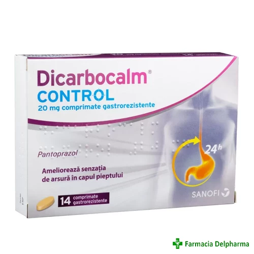 Dicarbocalm Control 20 mg x 14 compr., Sanofi