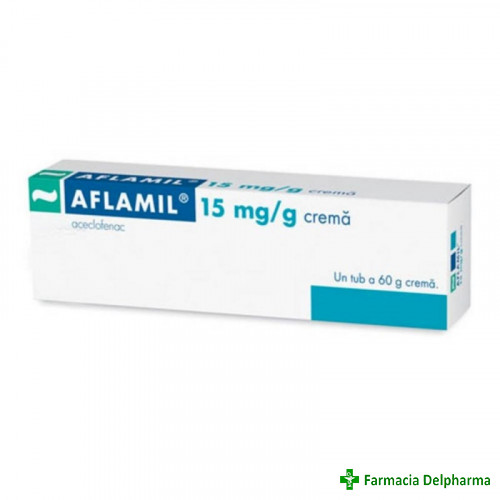 Aflamil crema 15 mg/g x 60 g, Gedeon Richter