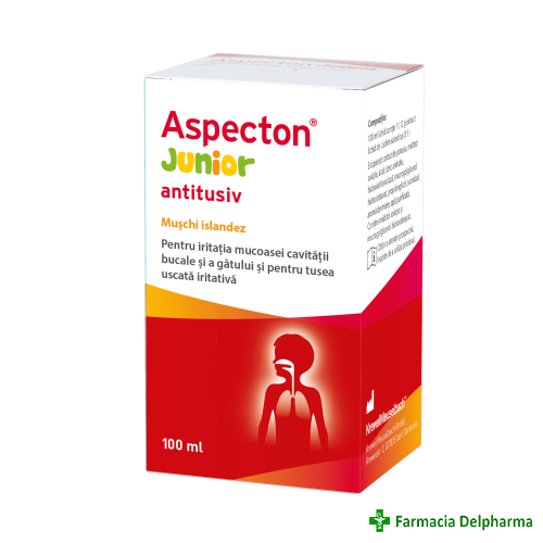 Aspecton Junior sirop antitusiv x 100 ml, Krewel Meuselbach