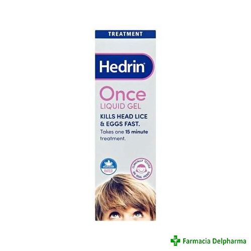 Hedrin Once gel tratament paduchi x 100 ml, Stada
