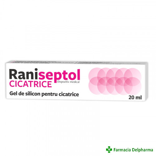 Raniseptol Cicatrice gel silicon x 20 ml, Zdrovit