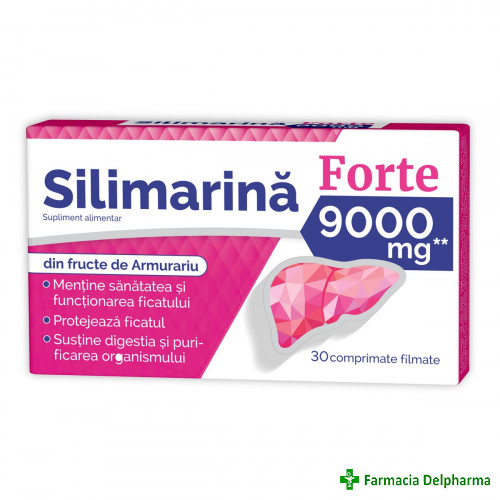 Silimarina Forte 9000 mg x 30 compr., Zdrovit