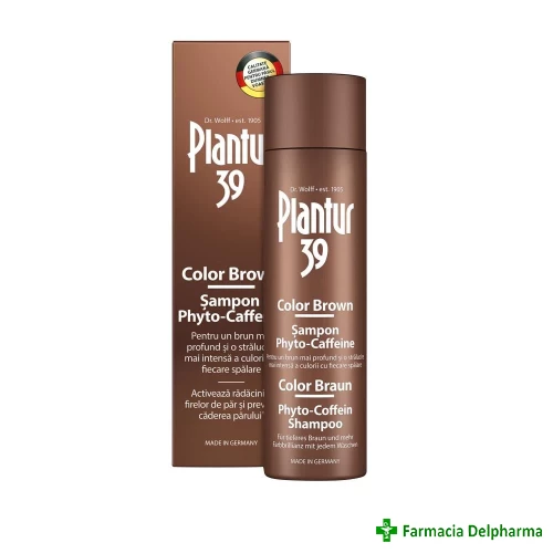 Plantur 39 sampon phyto-caffeine brown x 250 ml
