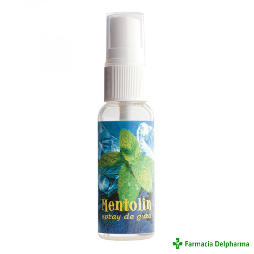 Spray de gura Mentolin x 25 ml, Transvital