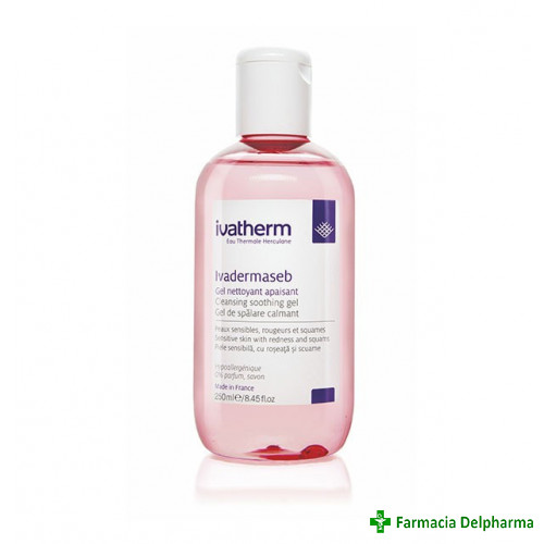 Gel spalare calmant Ivadermaseb x 250 ml, Ivatherm
