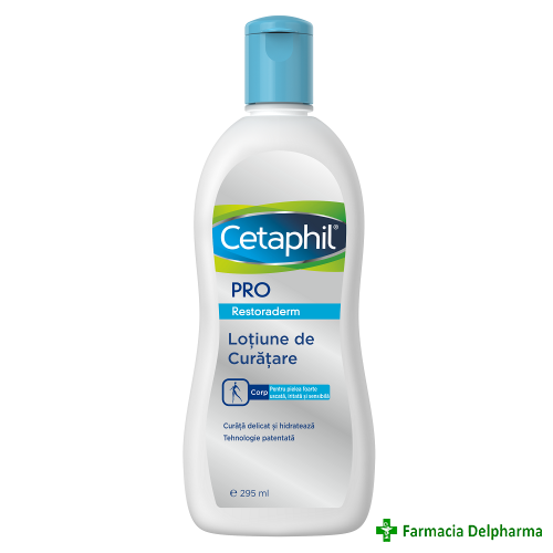 Lotiune de curatare Cetaphil PRO Restoraderm x 295 ml, Galderma