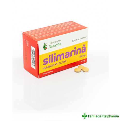 Silimarina 150 mg x 100 compr., Remedia