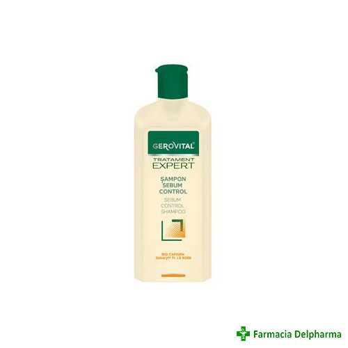 Sampon Sebum Control Gerovital Tratament Expert x 250 ml 1153, Farmec