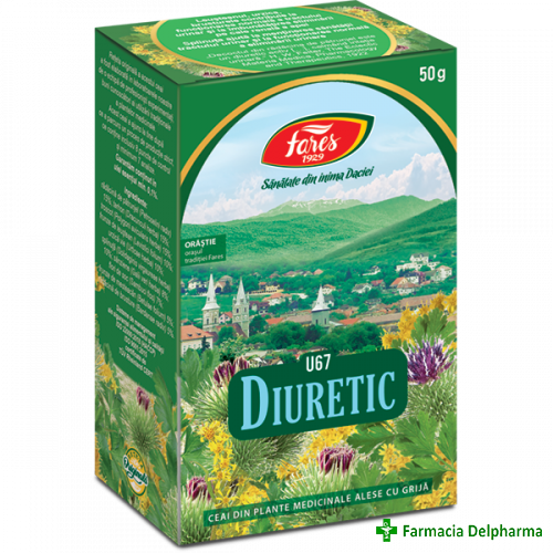 Ceai Diuretic U67 x 50g, Fares