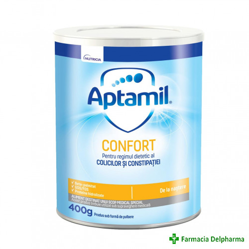 Lapte Aptamil Confort x 400 g, Nutricia