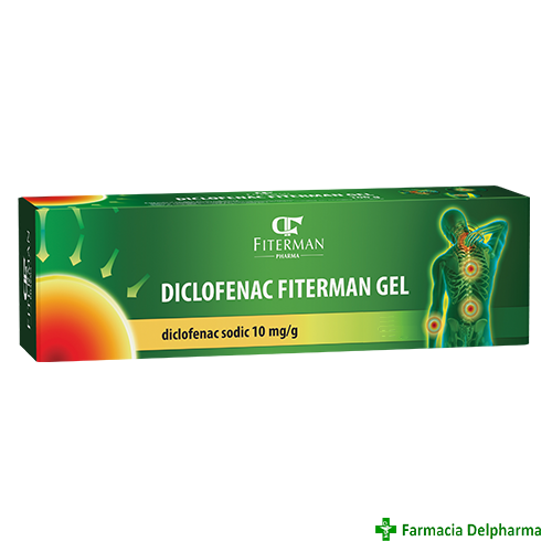 Diclofenac gel 10 mg/g x 100 g, Fiterman