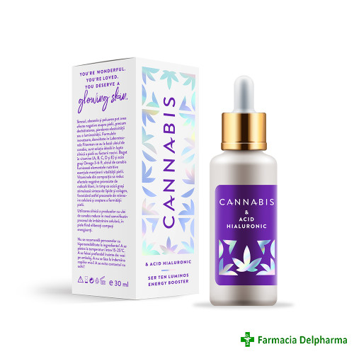 Ser ten luminos Cannabis & Acid Hialuronic x 30 ml, Fiterman