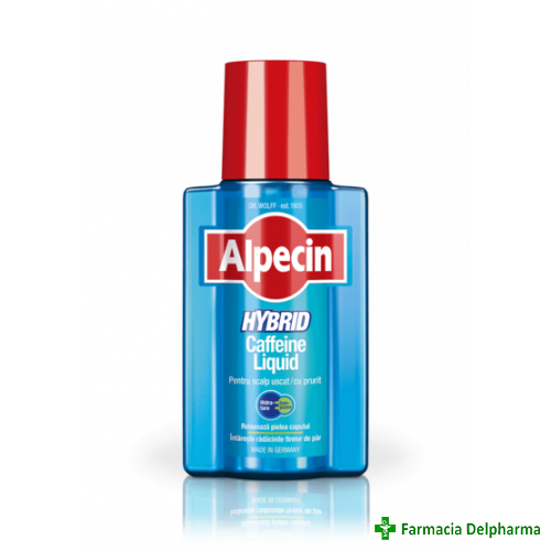 Alpecin Hybrid Caffeine Liquid sampon x 200 ml, Dr. Kurt Wolff