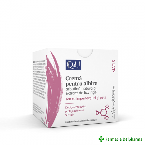 Crema pentru Albire Q4U x 50 ml, Tis Farmaceutic