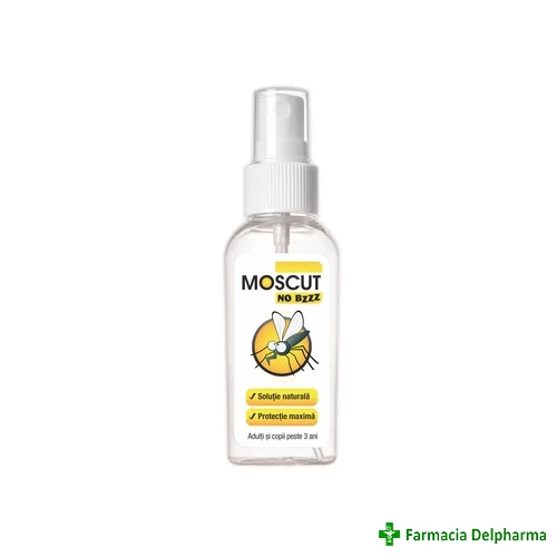 Spray impotriva tantarilor Moscut No Bzzz x 85 ml, Zdrovit