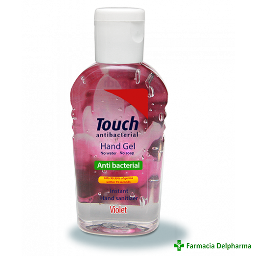 Gel maini antibacterian Violet x 59 ml, Touch