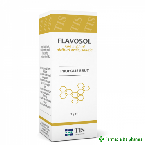 Flavosol 300mg/ml picaturi orale x 25 ml, Tis Farmaceutic