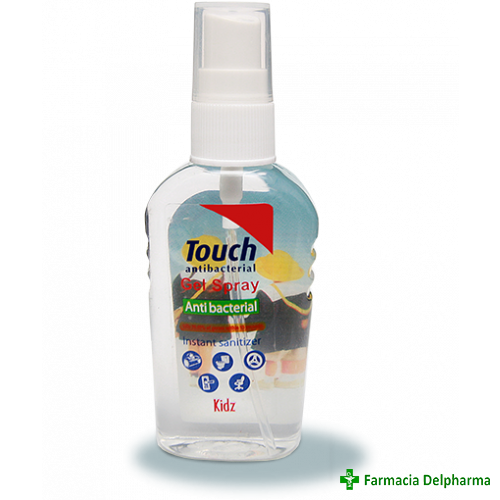 Gel maini spray antibacterian Kidz x 59 ml, Touch
