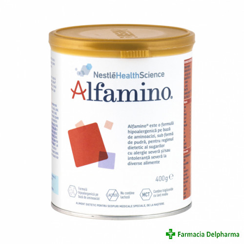 Lapte Alfamino x 400 g, Nestle