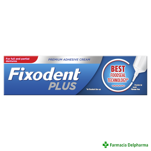 Crema adeziva Fixodent Best Food Seal x 40 g, Procter & Gamble