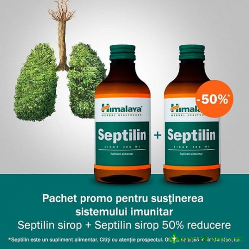 Septilin sirop x 200 ml, 1+1 (50%), Himalaya