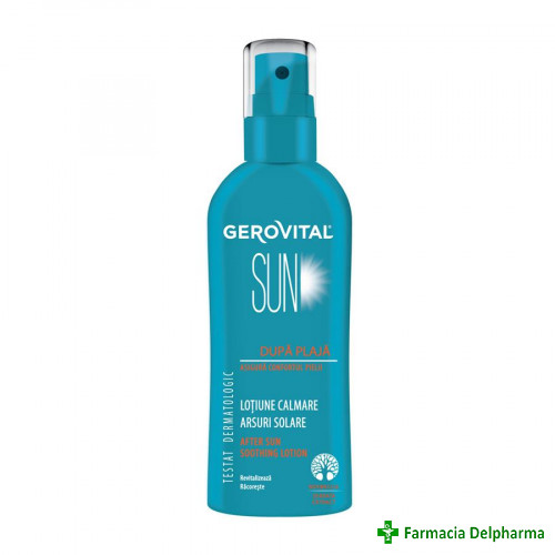 Lotiune calmarea arsurilor solare Gerovital Sun x 150 ml 4616, Farmec