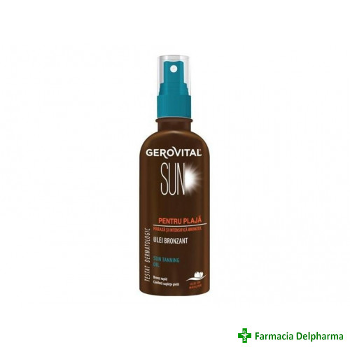 Ulei bronzant Gerovital Sun x 150 ml 4601, Farmec