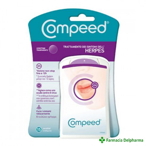 Compeed plasturi antiherpetici x 15 buc (ean: 2263) perrigo - laboratoire hra pharma
