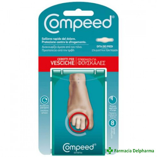 Plasturi interdigitali pentru basici x 8 buc., Compeed