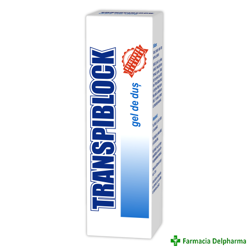 Transpiblock gel de dus x 200 ml, Zdrovit