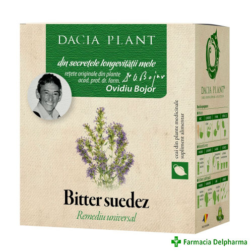 Ceai Bitter Suedez x 50 g, Dacia Plant