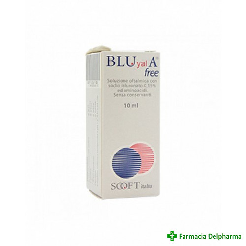 Blu Yal A Free picaturi oftalmice 0.15% x 10 ml, Bio Sooft