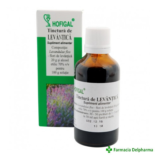 Tinctura de Levantica x 50 ml, Hofigal