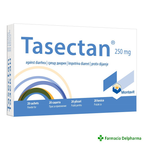 Tasectan 250 mg x 20 plicuri, Montavit