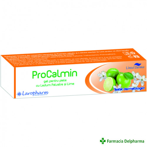 Procalmin gel calmant intepaturi insecte x 40 g, Laropharm