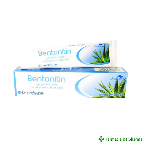 Bentonitin gel calmant arsuri x 40 g, Laropharm