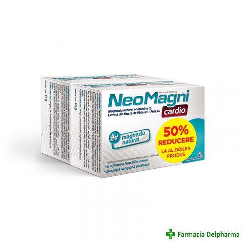 NeoMagni Cardio x 50 compr. 1+1 (50%), Aflofarm