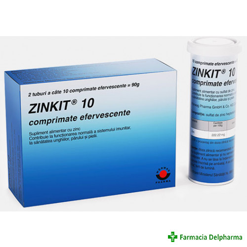 Zinkit 10 x 20 compr. eff., Worwag Pharma