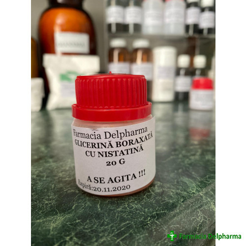 Glicerina boraxata cu nistatina x 20 g, Delpharma