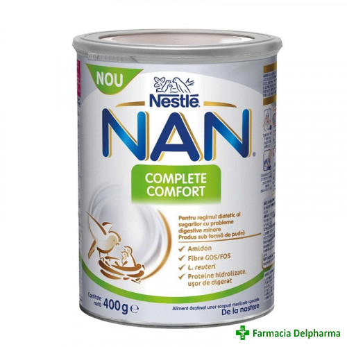 Lapte NAN Complete Comfort x 400 g, Nestle